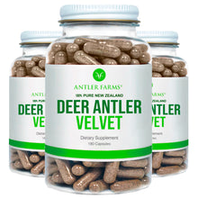 Load image into Gallery viewer, New Zealand Deer Antler Velvet - 3 Bottles
