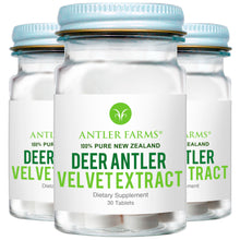Load image into Gallery viewer, New Zealand Deer Antler Velvet Extract - 3 Bottles