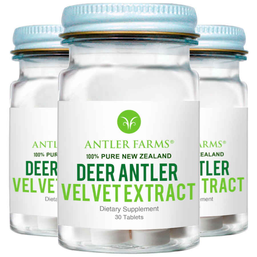 New Zealand Deer Antler Velvet Extract - 3 Bottles